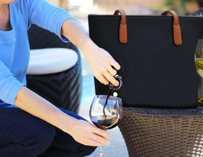 best wine purse